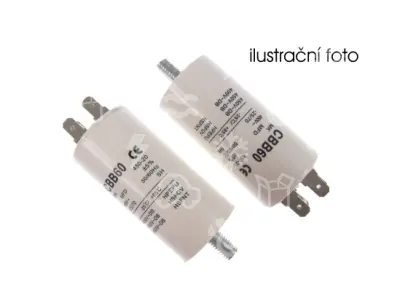 kondenzátor SC 1141, 2 uF, 450 V, d = 30x57 mm, (4 x faston + šroub)